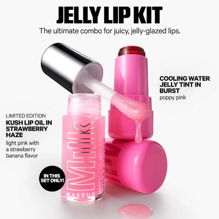 Preventa | The Jelly Lip Kit: Lip + Cheek Stain & Lip Oil Duo
