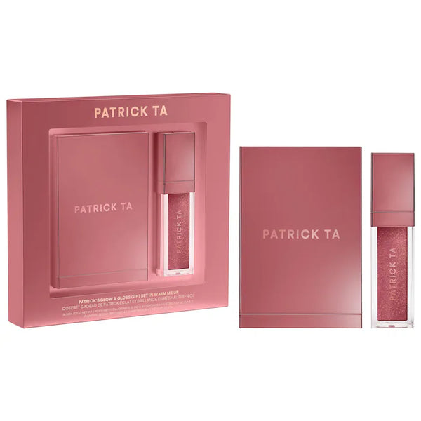 Preventa | Patrick's Glow and Gloss Set: Major Headlines Blush Duo and Plumping Lip Gloss Makeup Gift Set